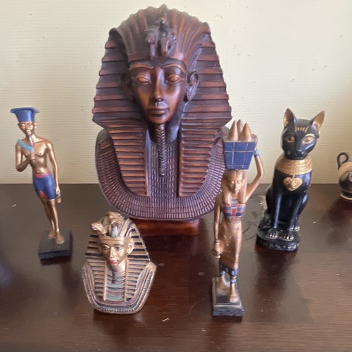 Lot statuette égyptienne