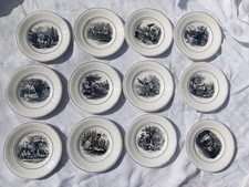 12 assiettes parlantes digoin