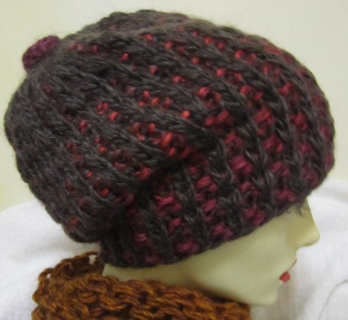 Handmade hat brown - hat, in