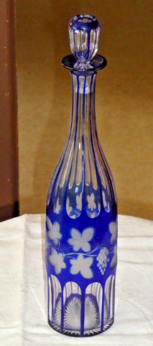 Carafe cristal taillée - en,