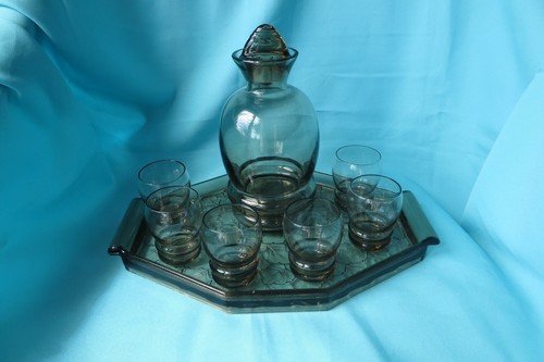Service liqueur art déco - service,