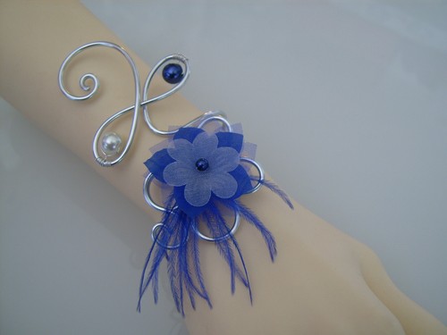 Bracelet bleu roi - bracelet,