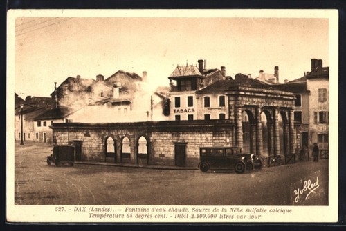Cpa dax landes fontaine - /landes,,