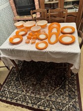 Service Vaisselle Orange