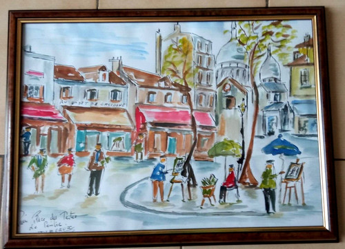 Paris place tertre - paris,