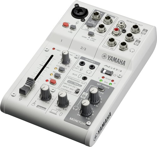 Yamaha ag03mk2 blanc 3ch - w,