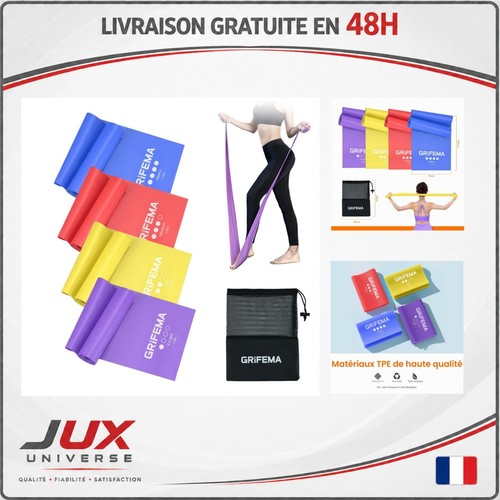 Bandes élastiques musculation