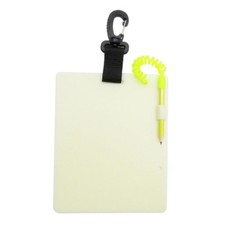 Ardoise de plongée avec