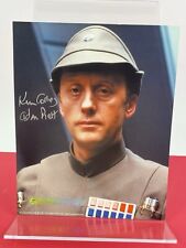 STAR WARS 2002 Celebration II Ken Colley Admiral Piett Signed Photo Beckett