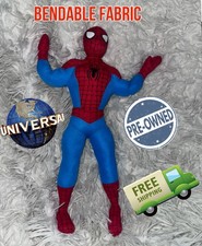 Marvel Spider-Man 12" Poseable Plush Toy With Web Suit Universal Studios