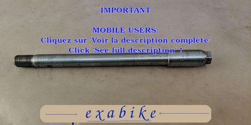 Axe roue avant - de,