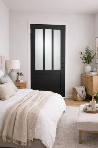Bloc porte atelier - porte, vitre