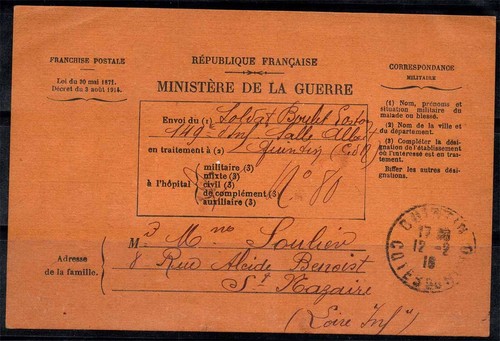 France 1915 entiers postaux - france,