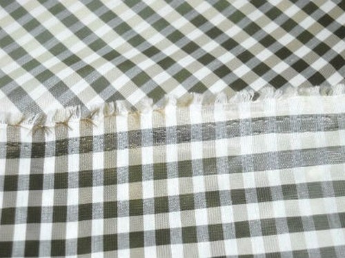 Tissu taffetas vichy - tissu, ,