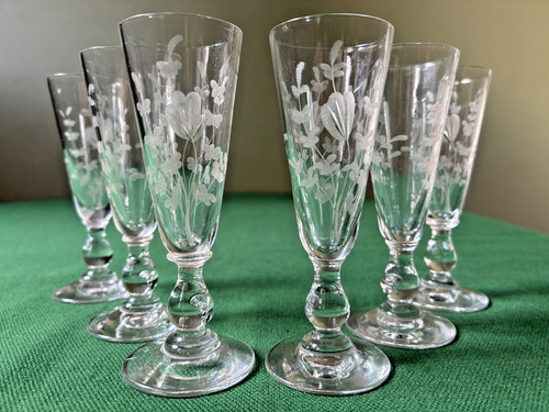 Lot verres liqueur en - verres,