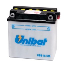 Batterie Moto Unibat CB9B=YB9B