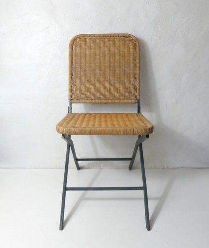 Chaise pliante vintage - pliante, en
