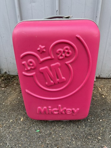 Mickey valise rigide rose - valise,