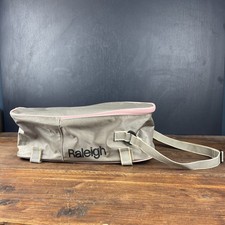 Vintage Raleigh Rear Carrier Holdall Bag Shopper? Grey Pink