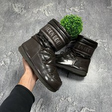 Moon Boot Brown  Original Snow Winter Warm Boots High Nylon Size US 7/ EUR 39