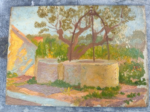 Tableau ancien sanary peinture - tableau,