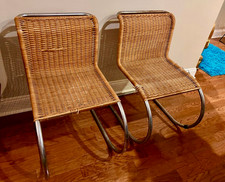 SET OF 1960s KNOLL MR10 RATTAN