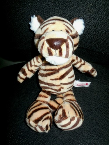 Doudou peluche tigre - peluche, beige