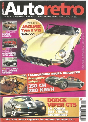 Auto retro 297 jaguar v12 - retro, n°297