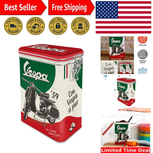 Retro vespa coffee can - 44,