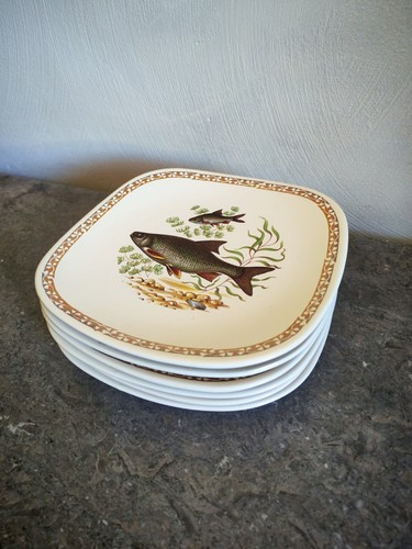 Assiettes poisson - assiettes,