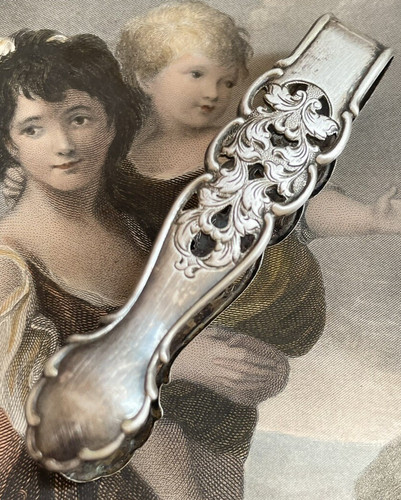 Pince sucre art - nouveau, en