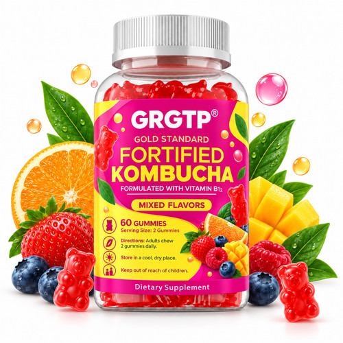 Fortified kombucha gummies - fortified,