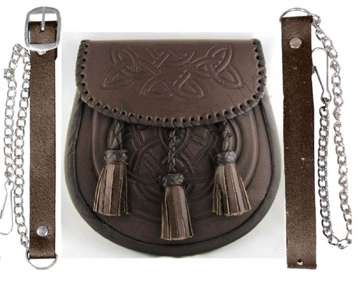 Kilt sporran cuir - kilt,
