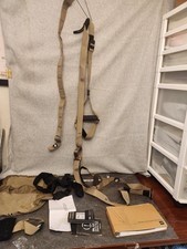TRX FORCE Tactical Suspension Trainer Kit Tan w/ Door Anchor Bag Guide Handles
