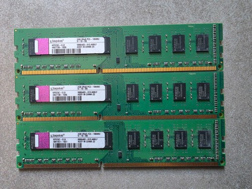 Kingston ddr3 ram 3x2gb - kingston,