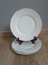 4 Assiettes plates HAVILAND porcelaine Limoges blanches