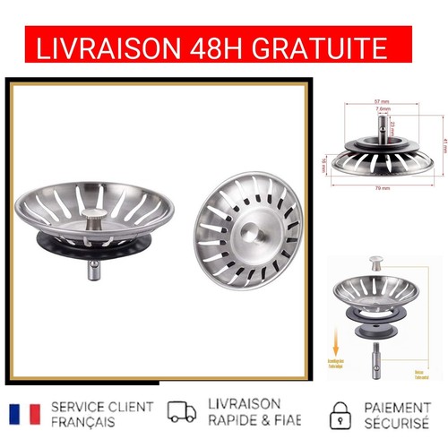 Lot bouchons filtres évier - 2,