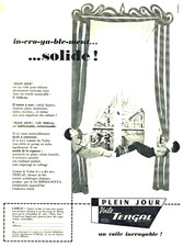 Advertising 1022 1956 Solid Full Day Tergal Veil Curtains