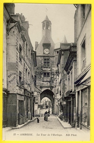 Cpa amboise tour de - cpa,