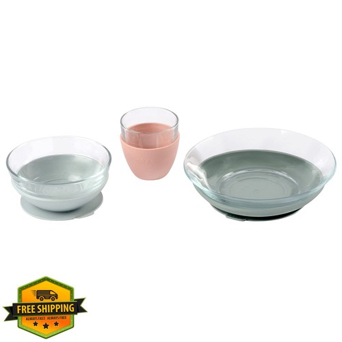 Béaba meal set rose - set,