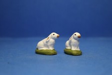 Santons Animaux collection B. Sauvat 2 Lapins