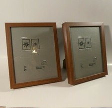 Wood Photo Frame For 7 3/4" x 9 3/4" ( 20 x 25 cm ) 8R Picture Ikea Ribba Brown