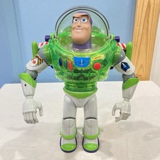 Toy Story 12” Interstellar Buzz Lightyear Talking Figure, Clear Green - Works