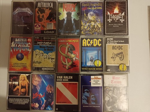 Lot cassettes audio - 30,