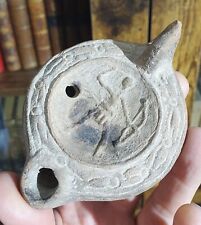 Lampe à huile en terre cuite