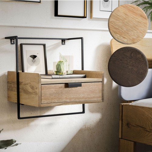 Finebuy table chevet murale - table, de