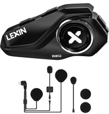 Lexin G2P Intercom Moto Bluetooth IP67 FM Casque – 1PC