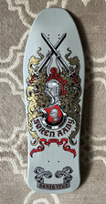 1990 Santa Cruz Soren Aaby Coat Of Arms Vintage Skateboard Deck NOS Grosso 90s