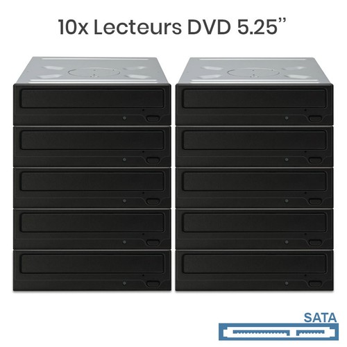 Lot 10x lecteurs dvd - de,