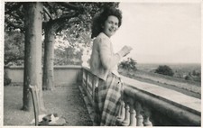 Photo Card Woman Standing Long